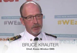 Essex-Windsor EMS Chief, Bruce Krauter