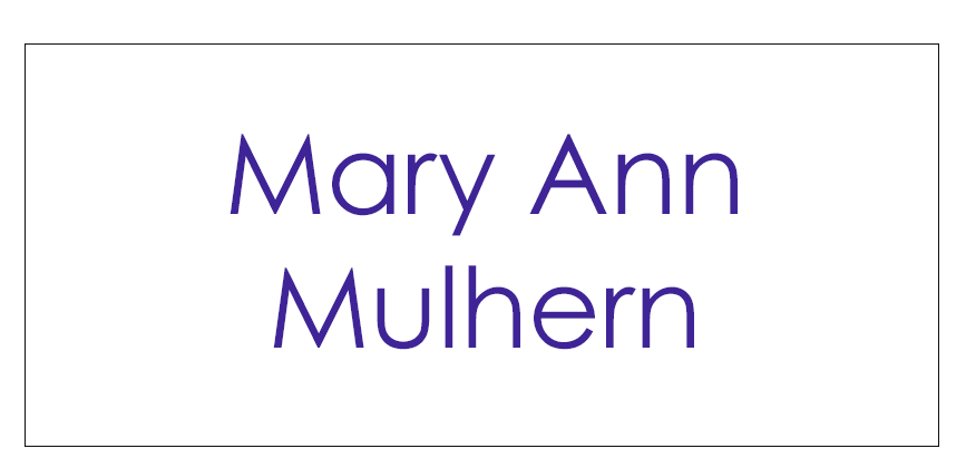 Mary Ann Mulhern