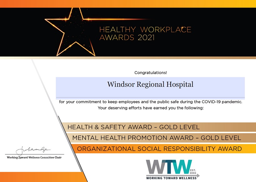 Healthy Workplace Awards